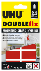UHU Double Sided Mounting Strips.
